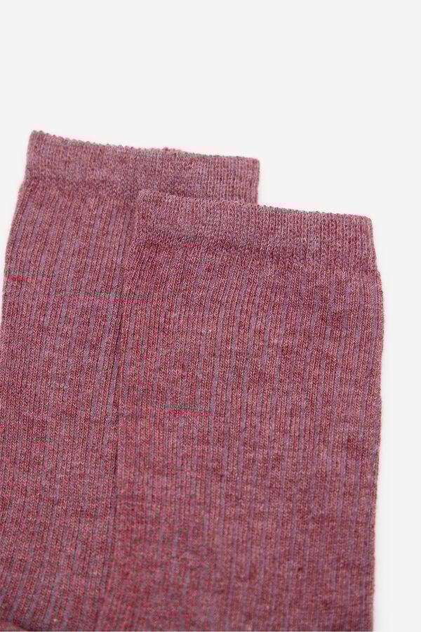 Milano Meias Canalizadas Bordeaux