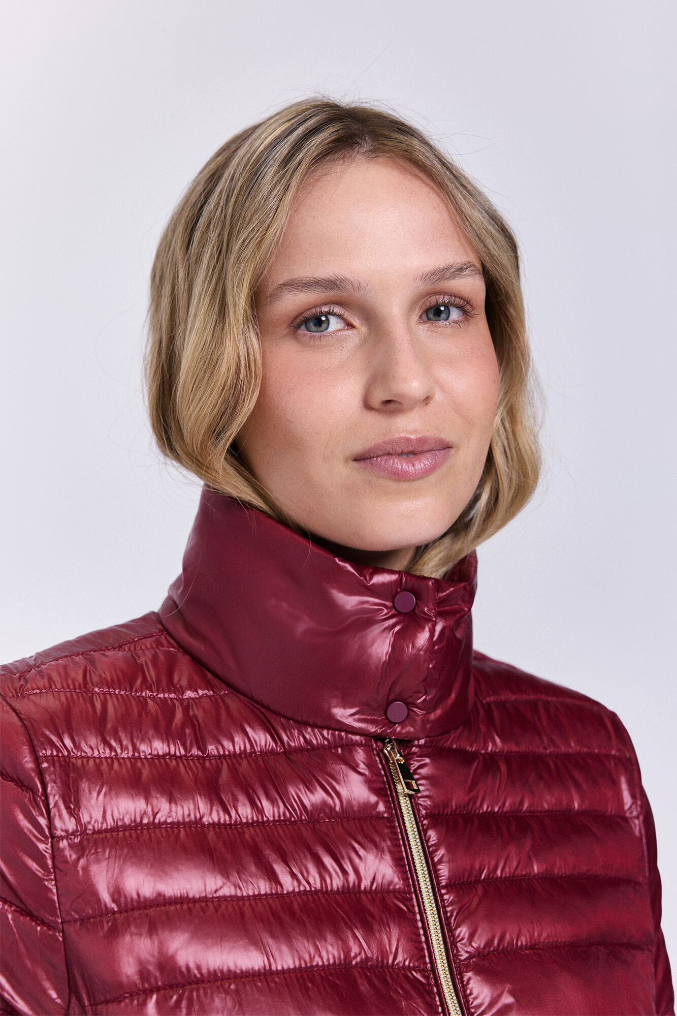 Milano Chaqueta acolchada tipo plum&iacute;fero corto