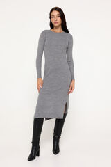 Milano Vestido tricot Gris