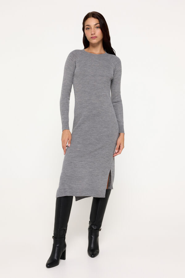 Milano Vestido tricot Gris