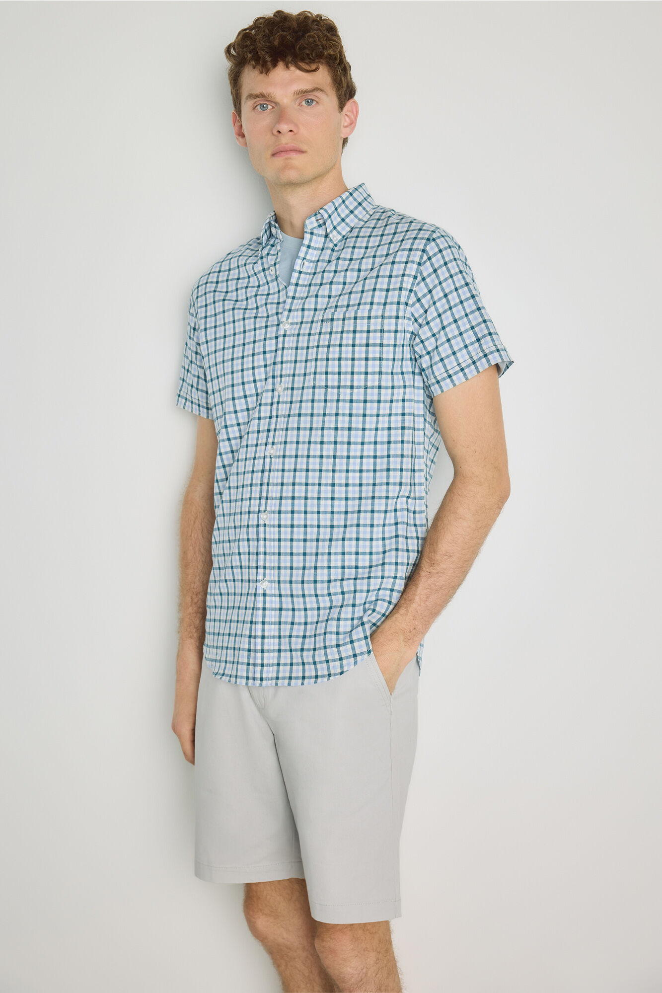 Milano Camisa cuadros manga corta