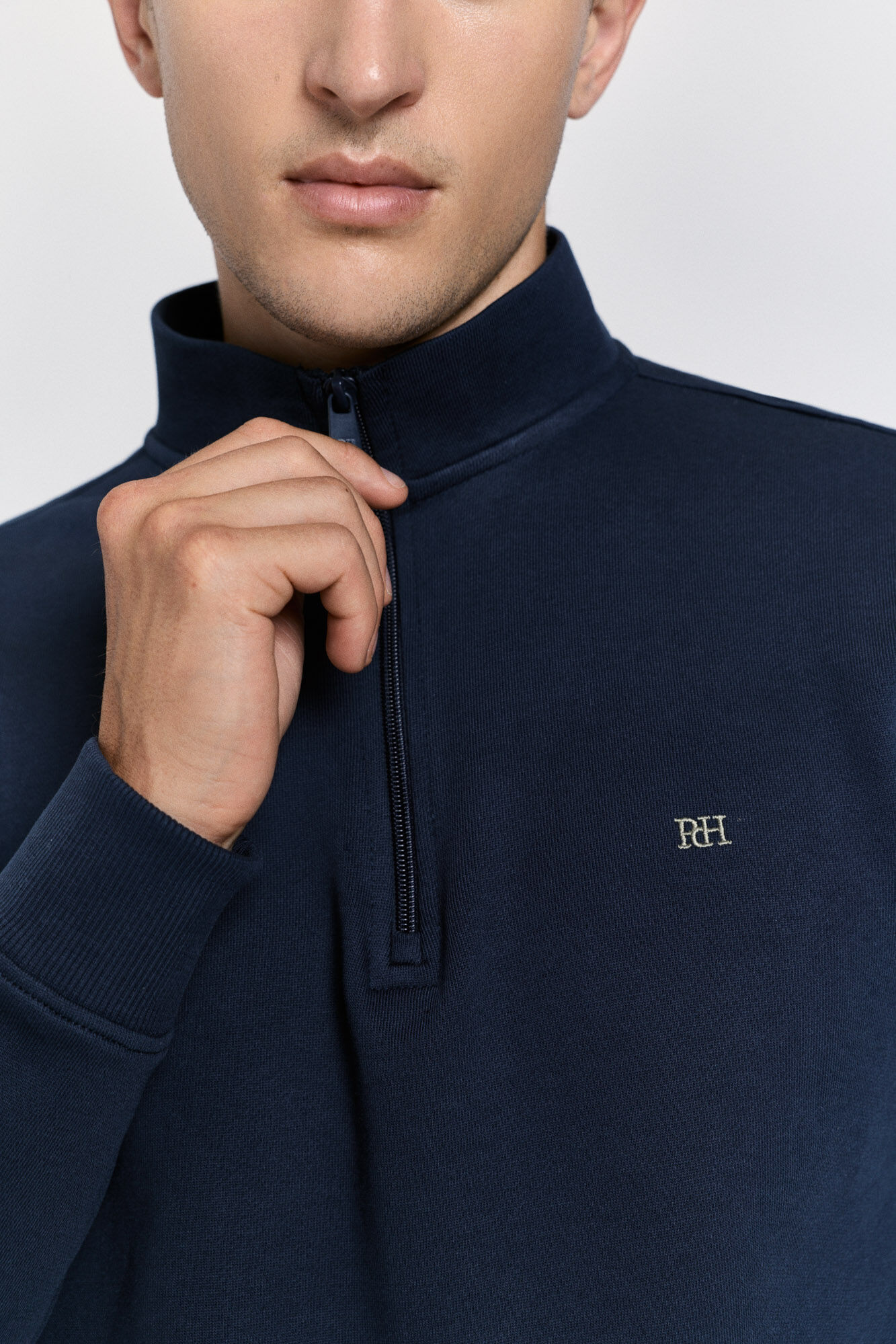 Pedro del Hierro Sudadera semicisne logo