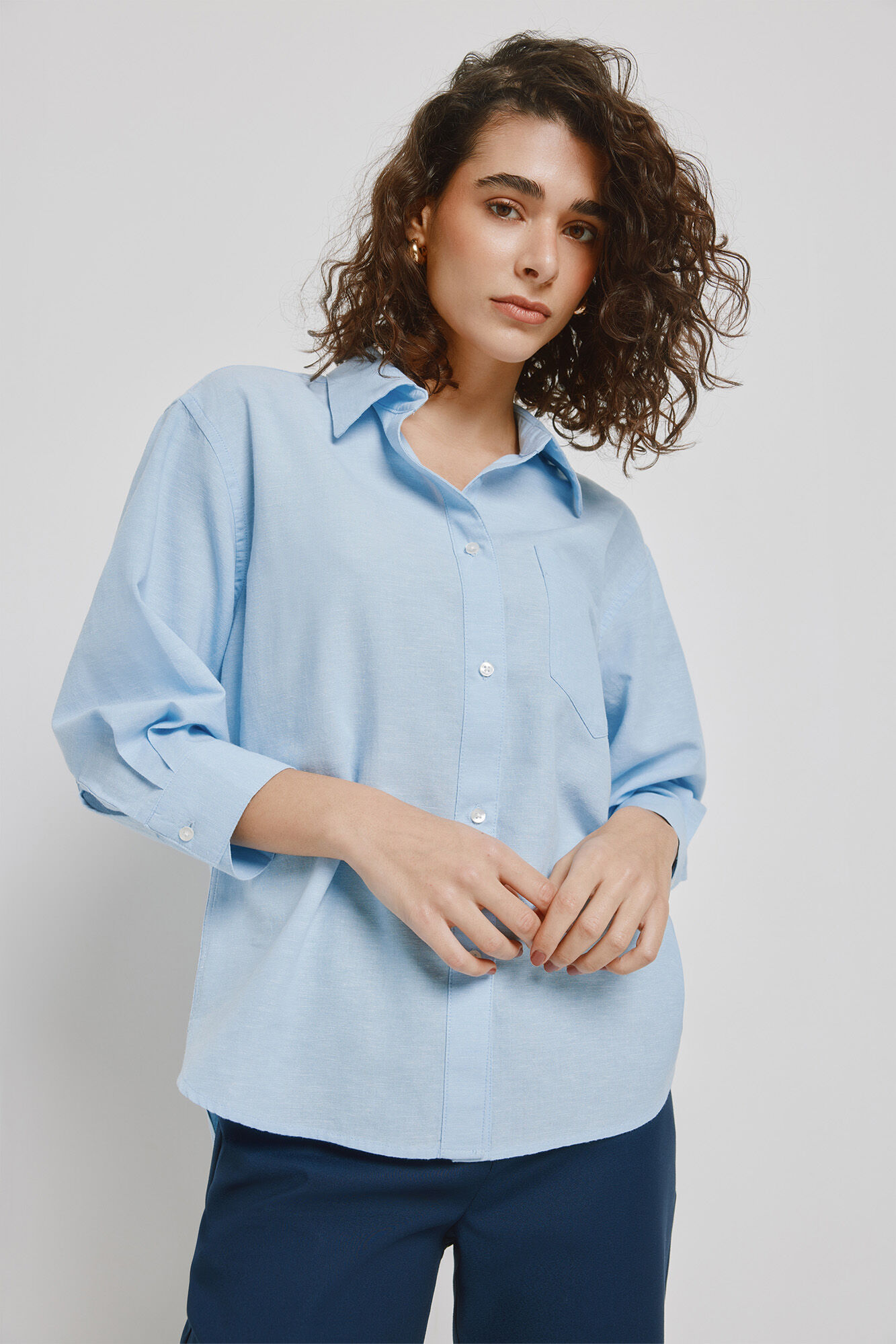 Milano Camisa gola camiseira