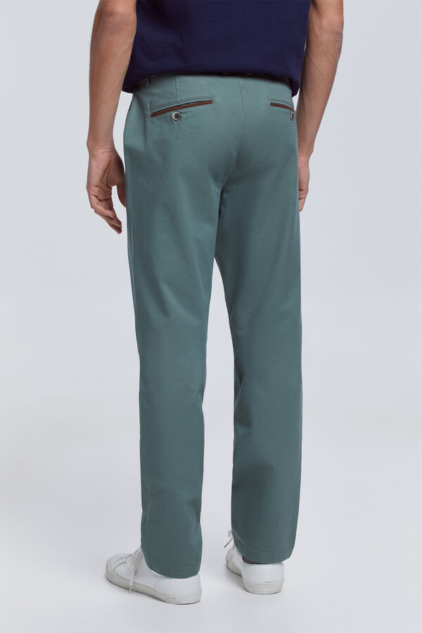 Milano Cal&ccedil;a ChinoComfort Verde escuro