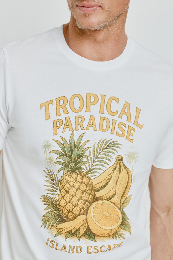 Milano T-shirt de manga curta Branco