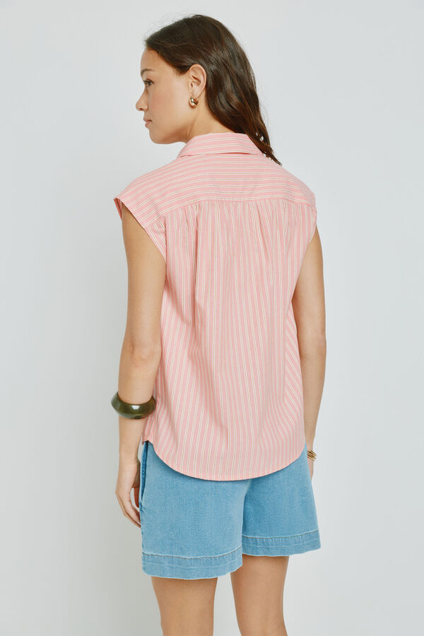 Milano Blusa rayas Rosa