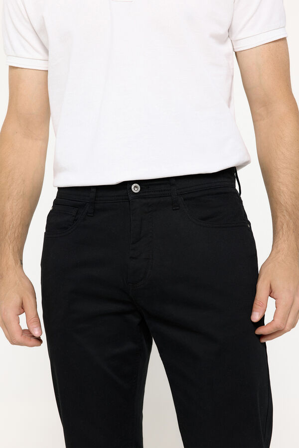 Fifty Outlet Pantalón 5 Bolsillos Slim Negro