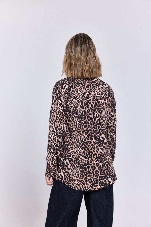 Milano Blusa fluida Marrón