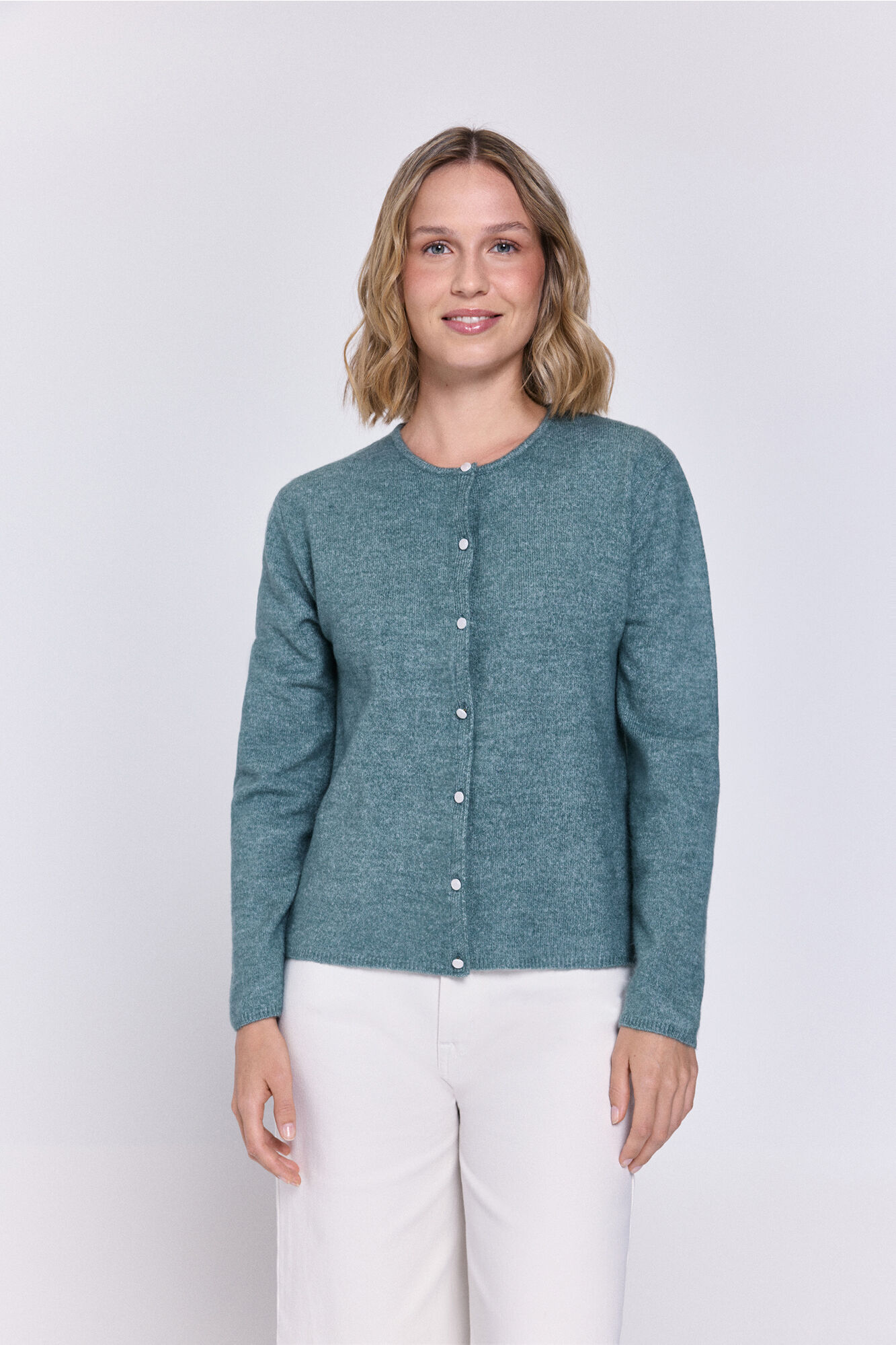 Milano Cardigan de punto cierre botones