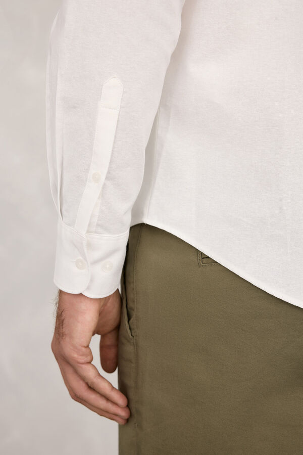 Milano Camisa Sport Oxford Blanco