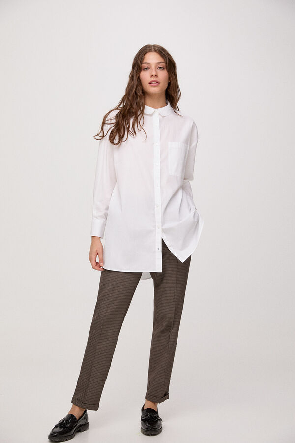 Fifty Outlet Camisa Oversize Blanco