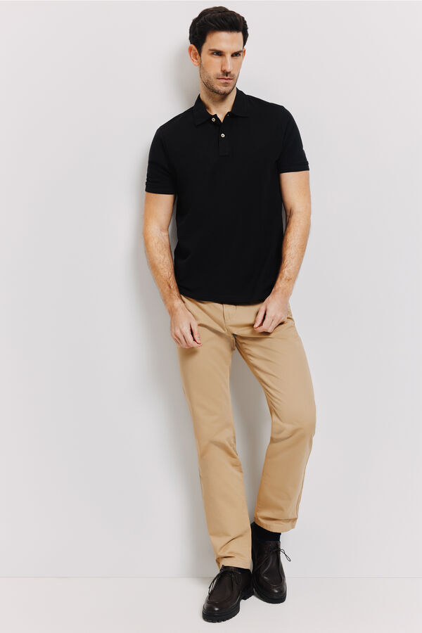 Milano Polo manga curta Preto