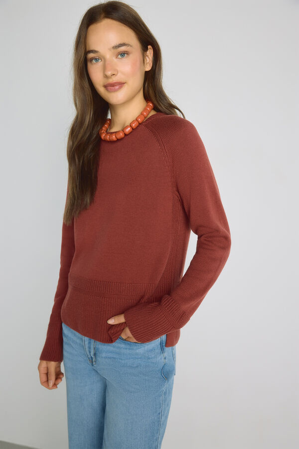 Milano Camisola gola redonda Laranja