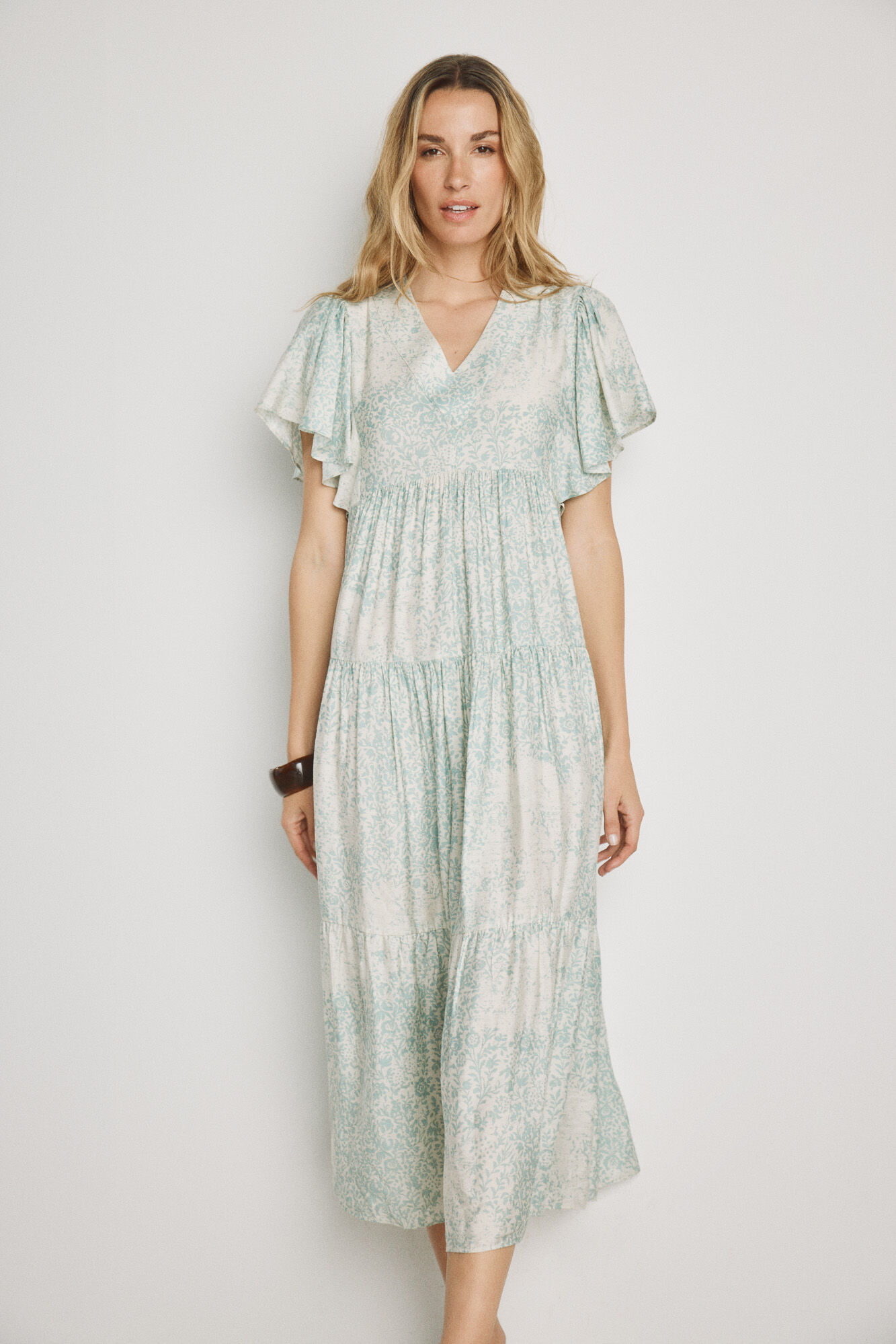Milano Vestido com decote em bico