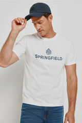 Springfield Camiseta manga corta Blanco