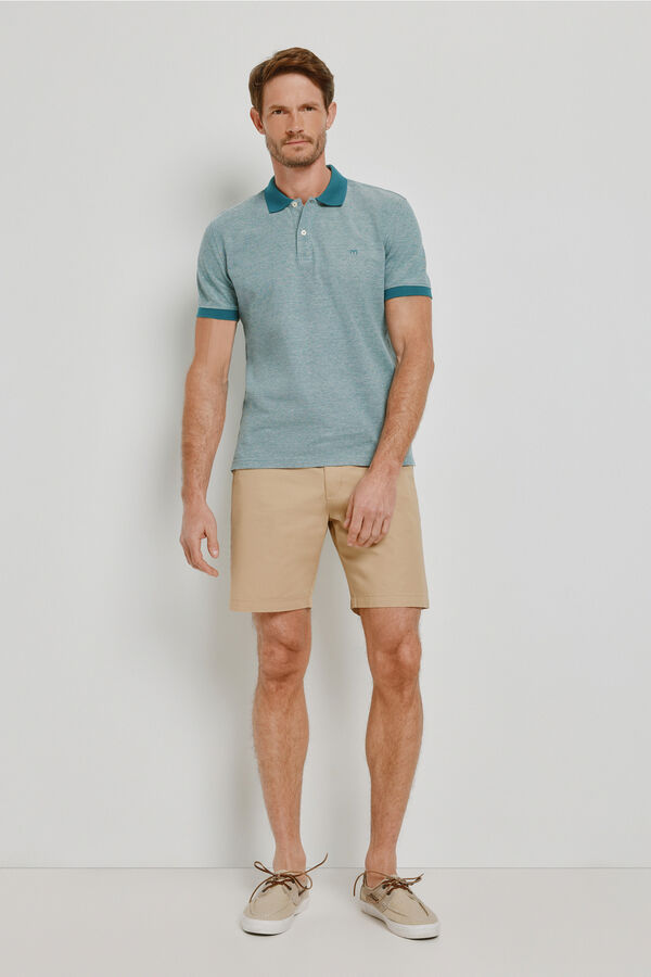 Milano Polo de manga curta Azul