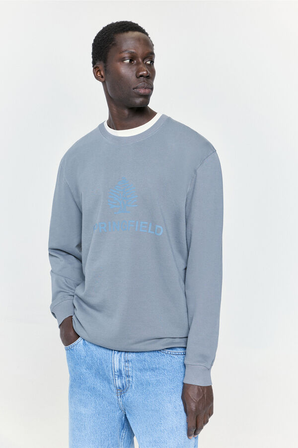 Springfield Sweatshirt Oslo regular fit Cinzento oscuro