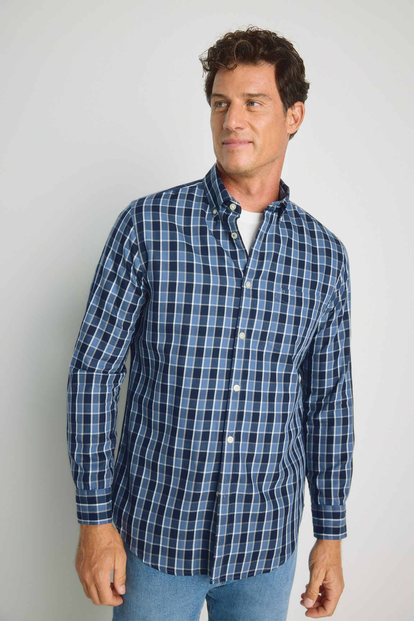 Milano Camisa cuadros manga larga