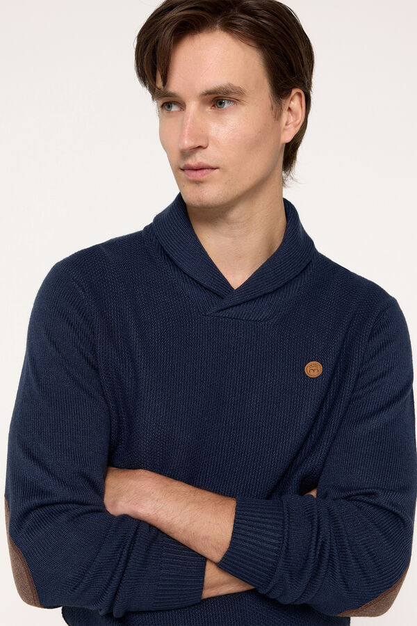 Milano Jersey cuello smoking Navy