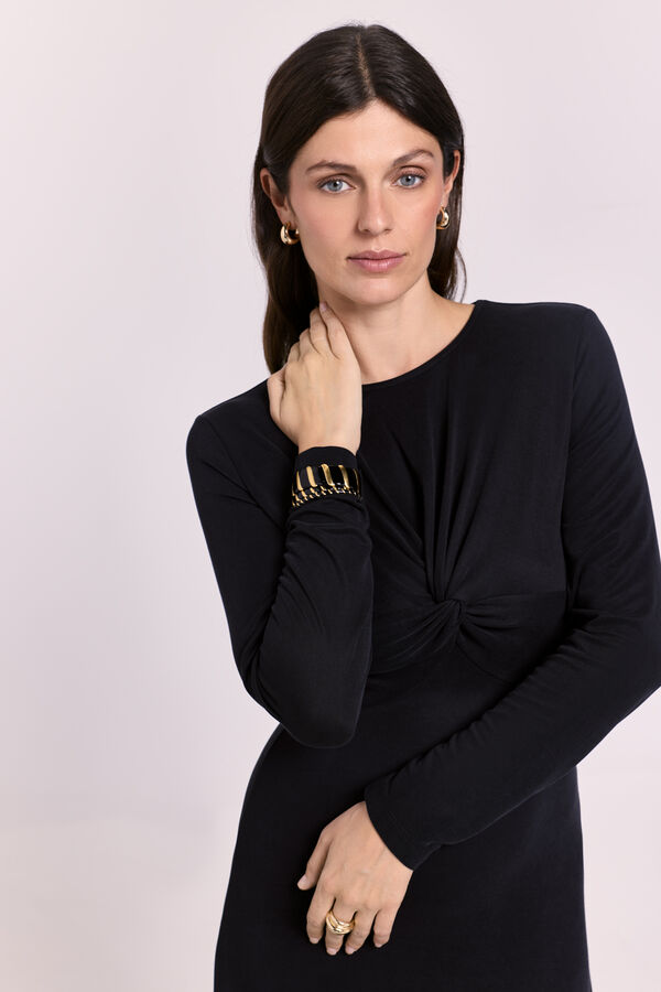 Milano Vestido nudo Negro