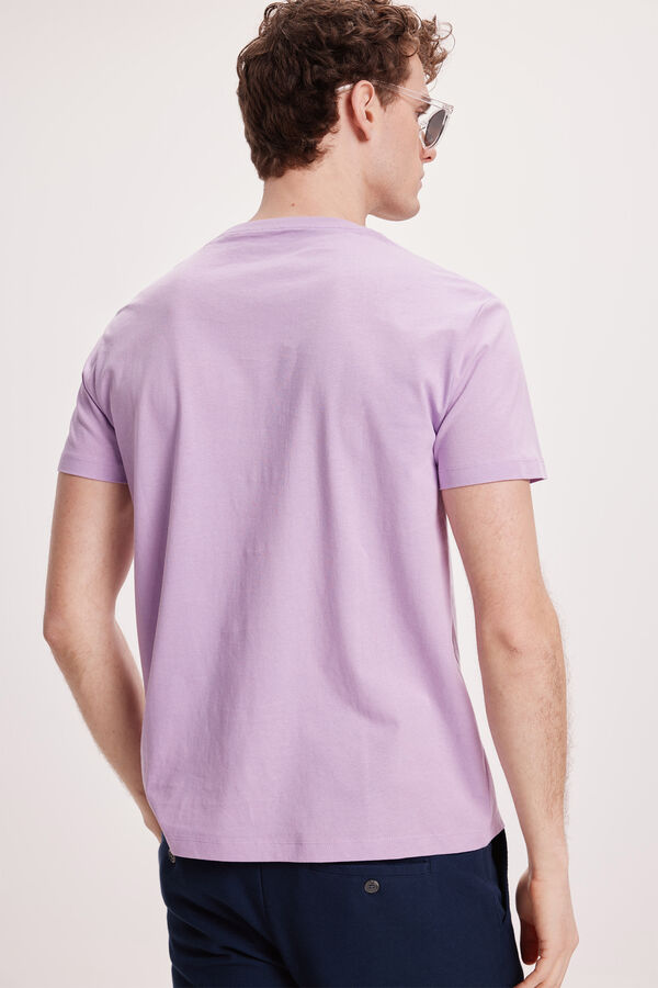 Milano Camiseta B&aacute;sica Morado