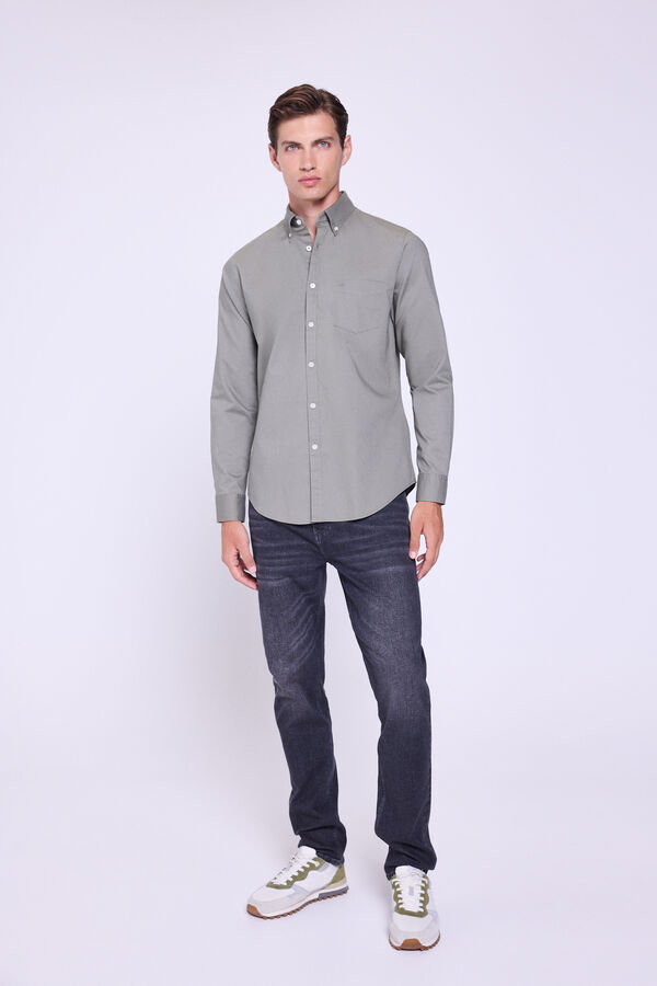 Milano Camisa Relaxed Fit Kaki