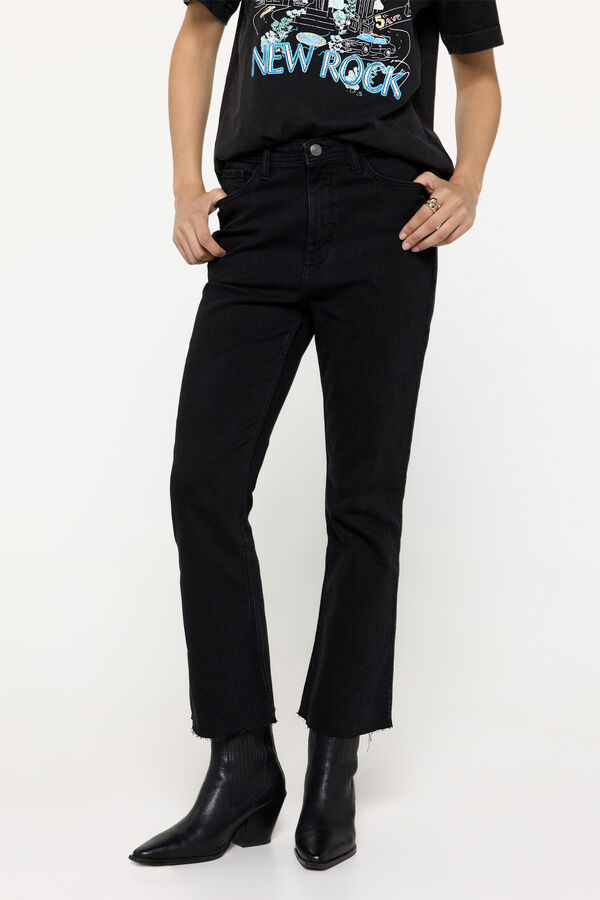 Milano Pantal&oacute;n Denim Mini Flare Marengo