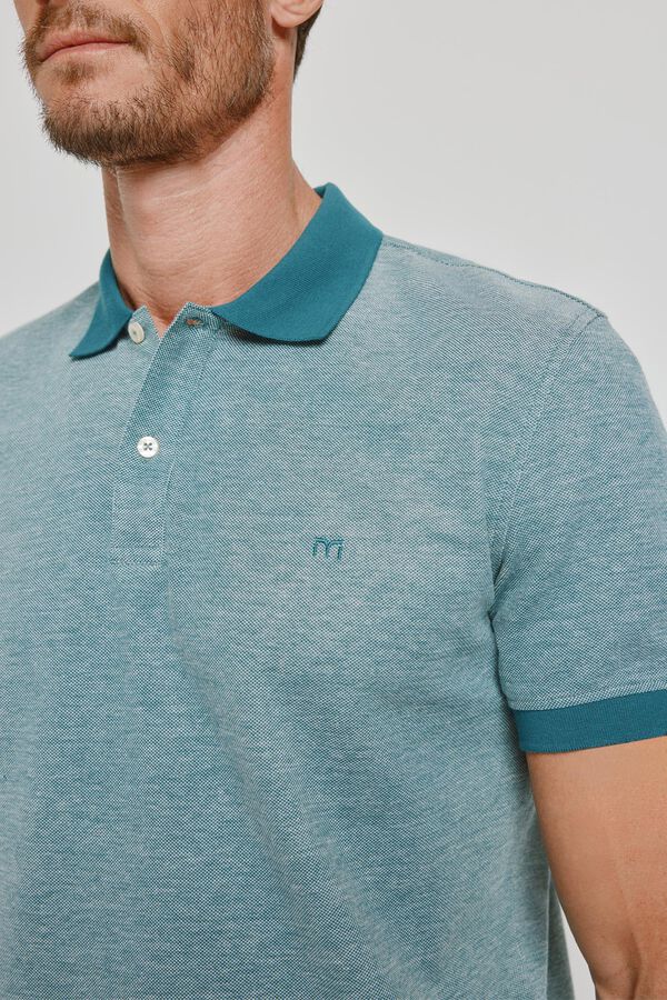Milano Polo de manga curta Azul