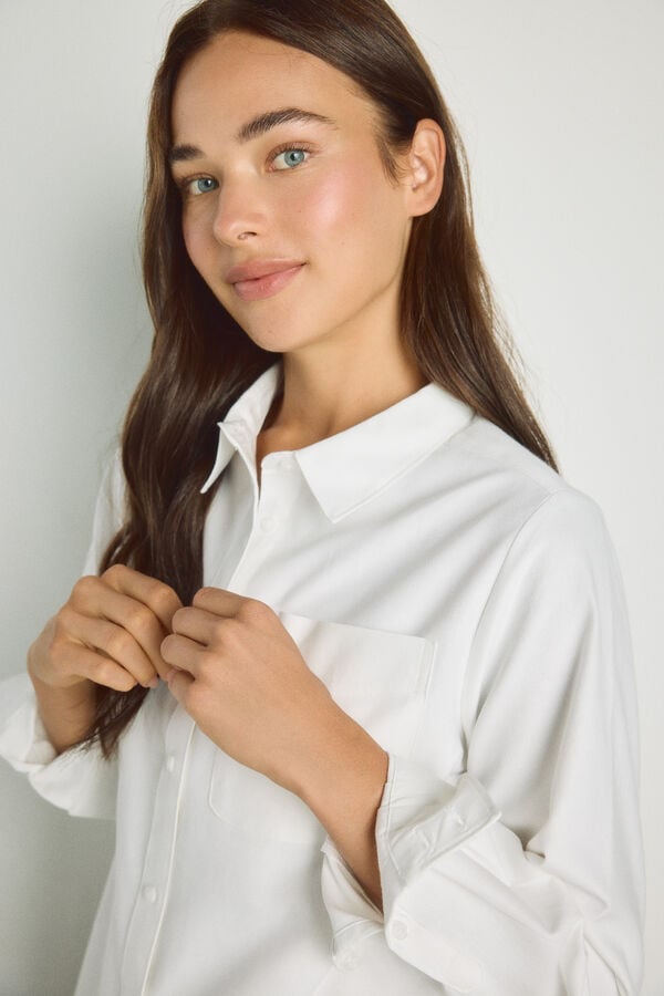 Milano Camisa oxford Branco