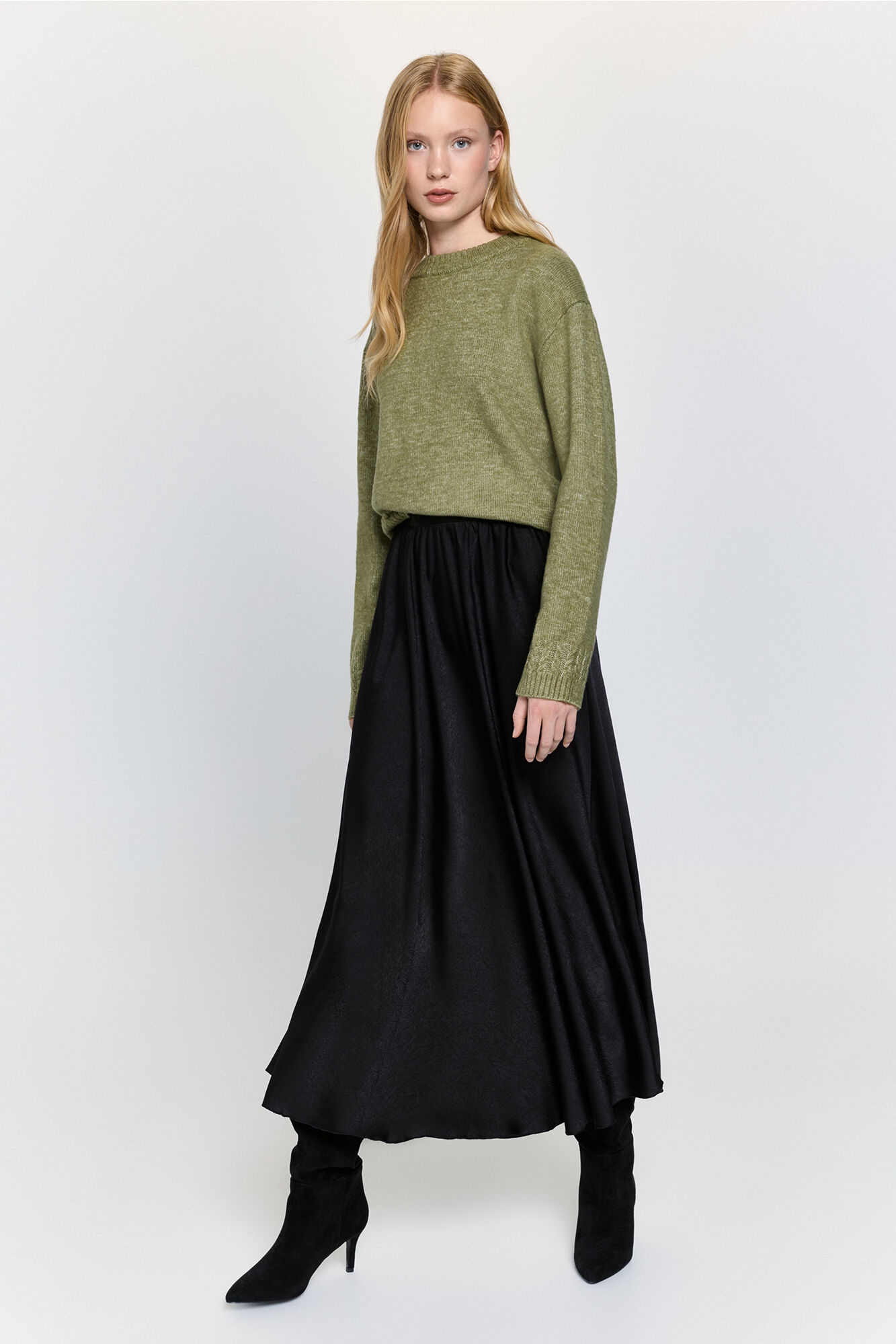 Milano Falda larga tejido texturizado