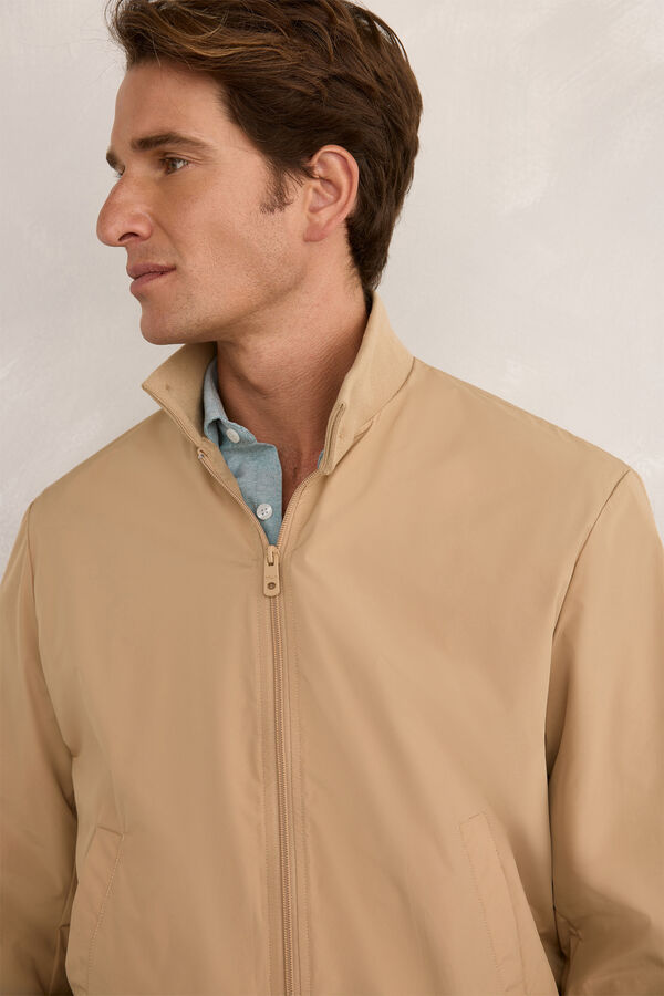 Milano Chaqueta Bomber Beige/Camel