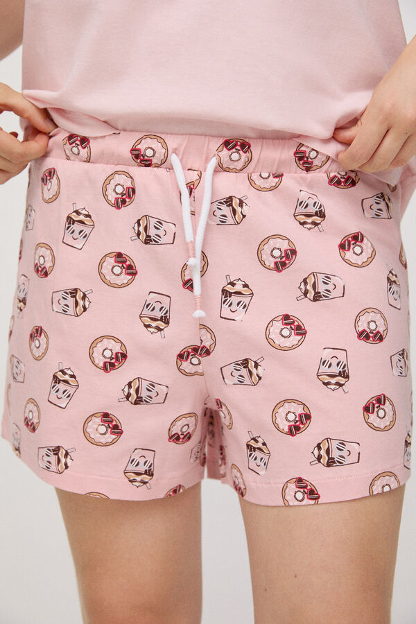 Fifty Outlet PIJAMA CURTO DONUT Rosa