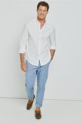 Milano Cal&ccedil;as chino tapered Azul claro