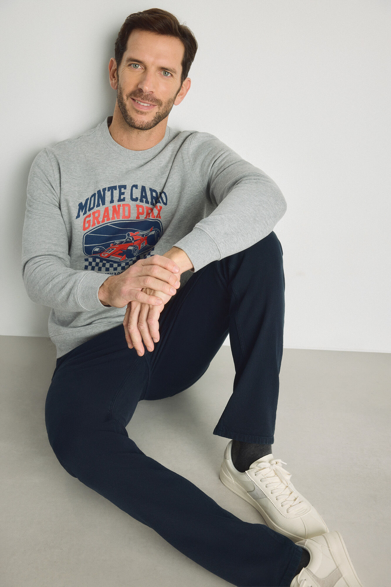 Springfield Sweatshirt gola redonda com estampado