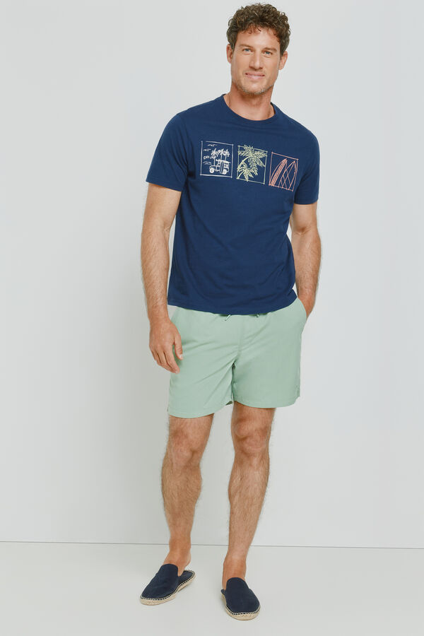 Milano Fato de banho liso Verde