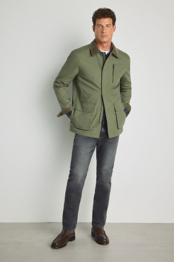 Milano Chaqueta de algod&oacute;n Gris