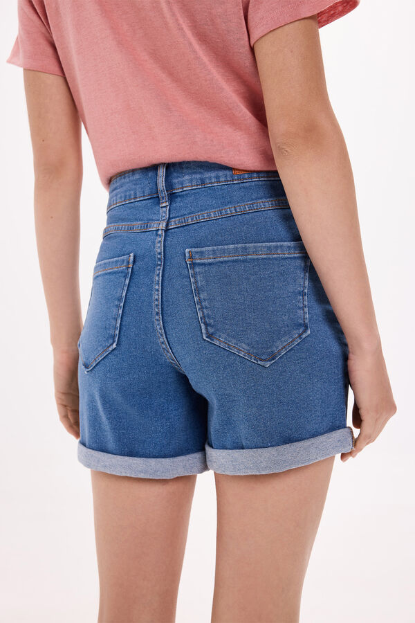 Milano Bermuda denim cinco bolsillos Azul