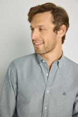 Springfield Camisa lisa manga larga Navy