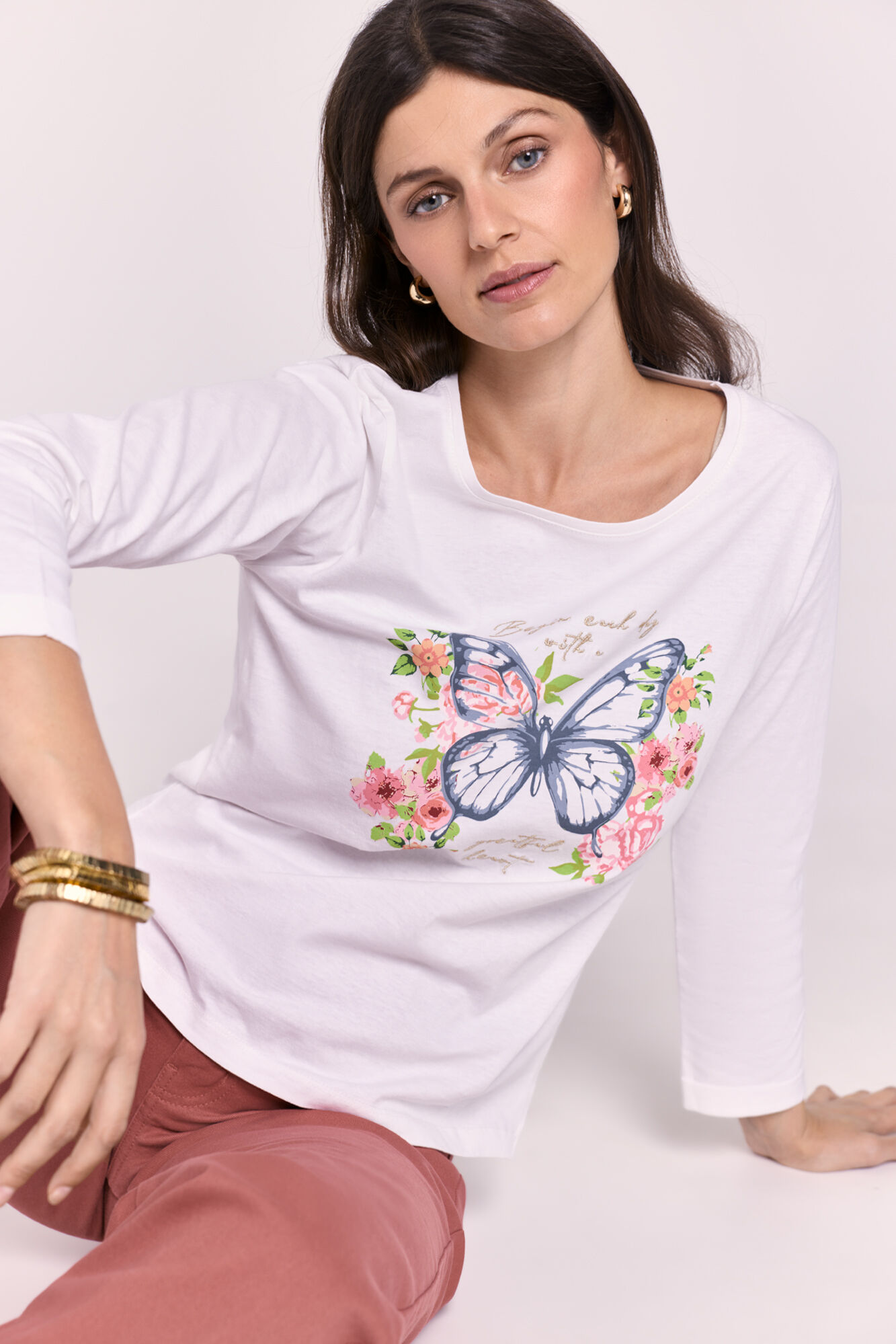 Milano Camiseta estampada manga francesa