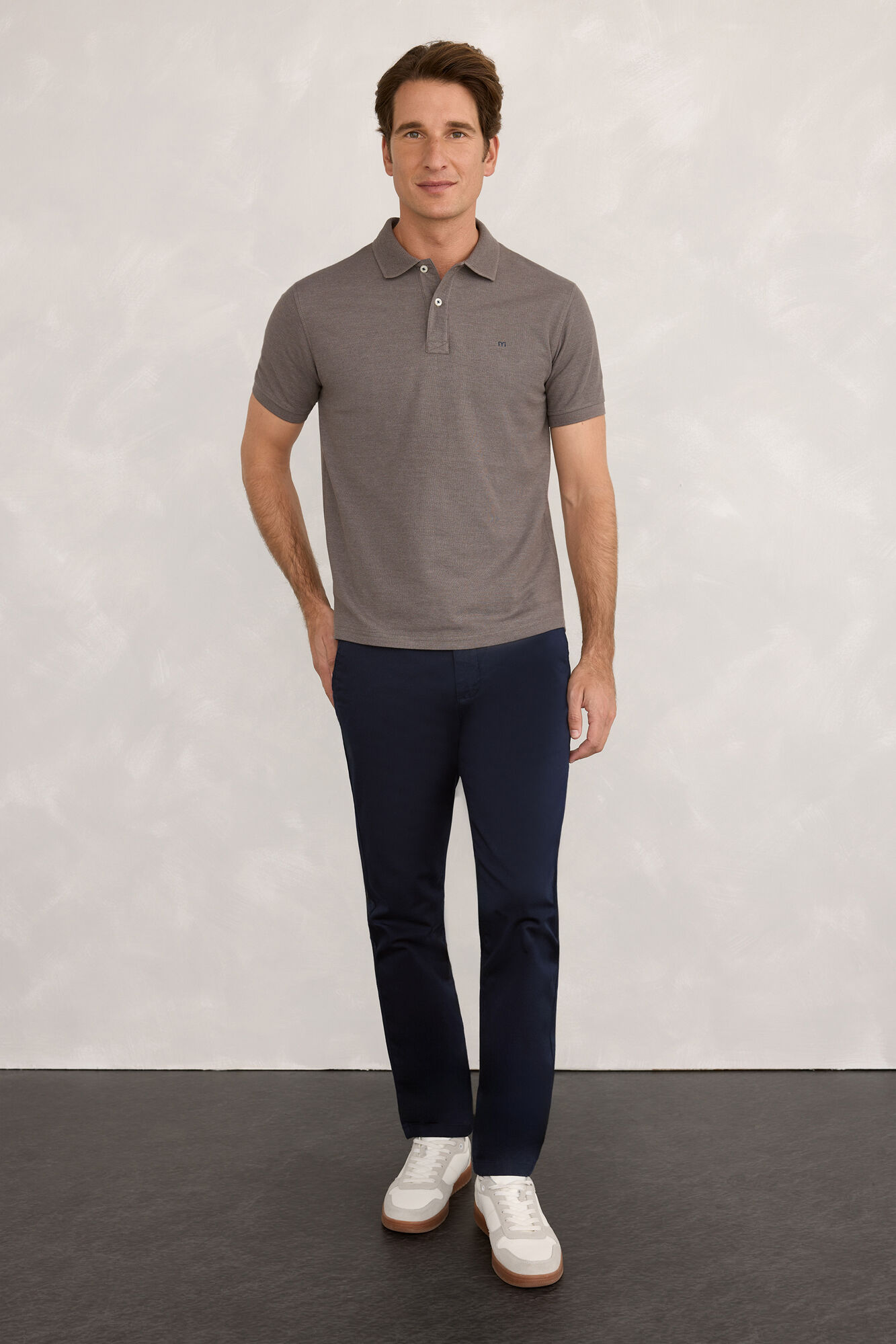 Milano Polo piqu&eacute; de manga curta