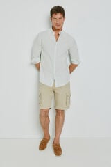 Milano Camisa rayas manga larga Verde