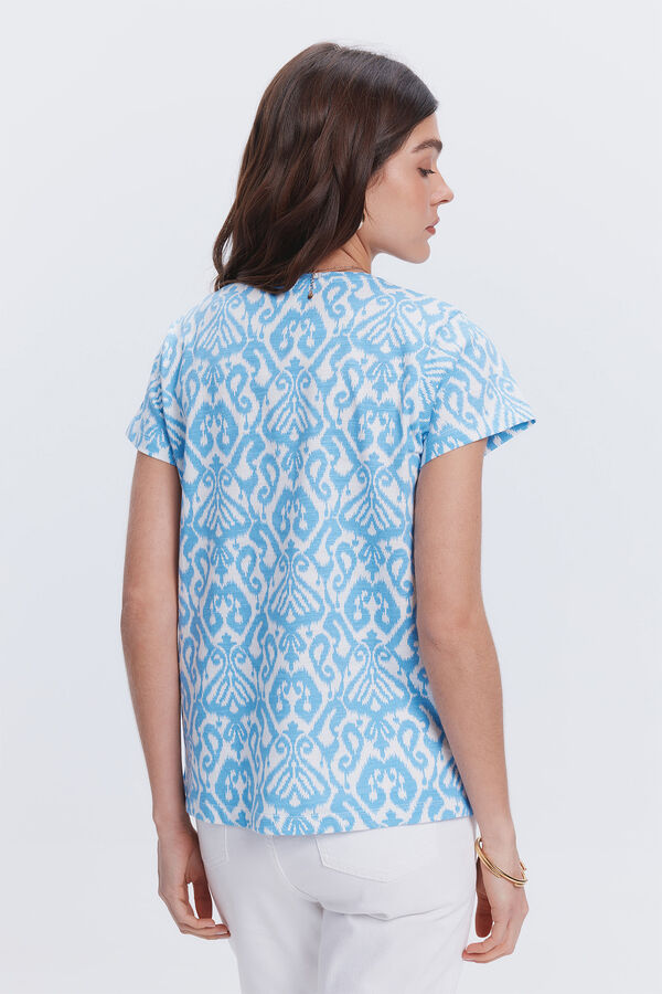 Milano T-shirt estampado manga curta Multicolor