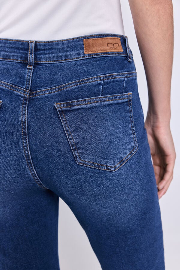 Milano Pantalón denim slim Azul