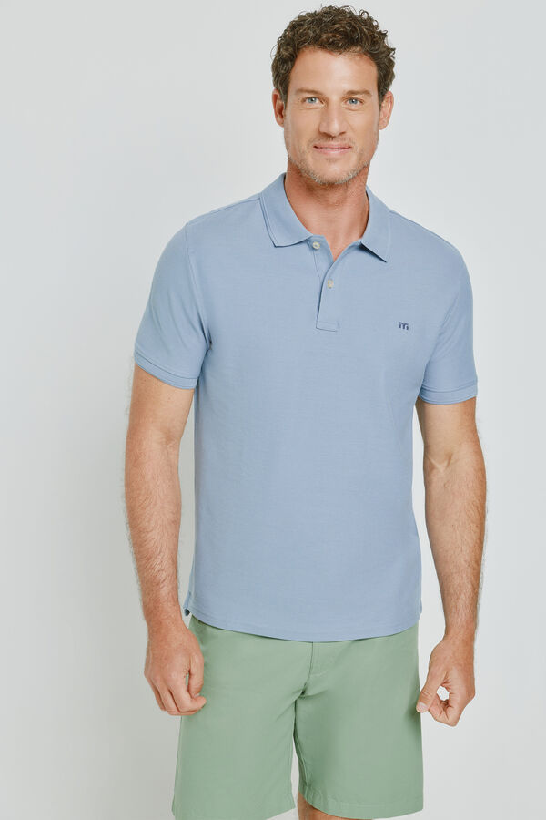 Milano Polo manga corta Azul