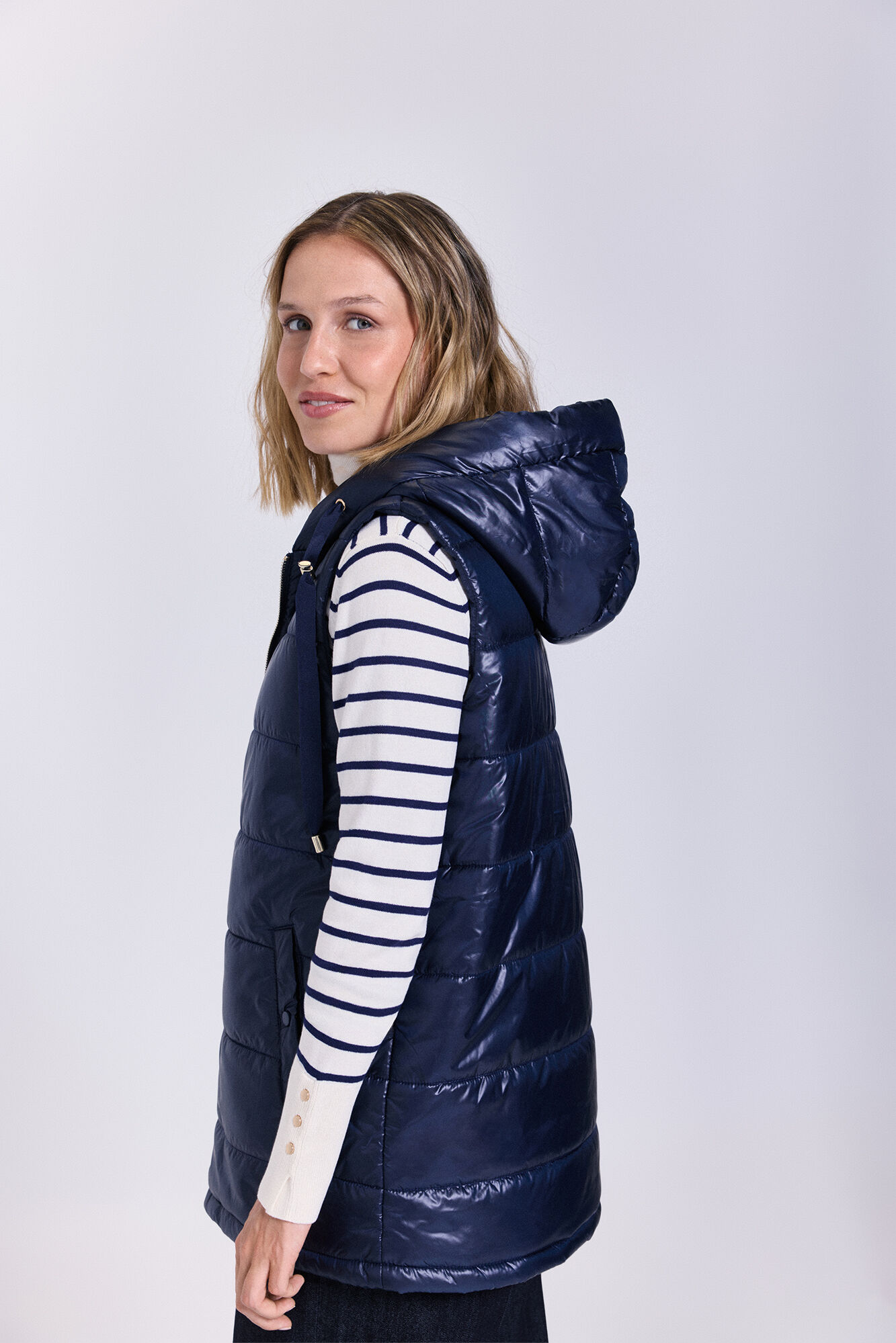 Milano Chaleco acolchado capucha