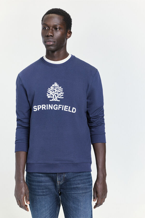 Springfield Sudadera Oslo regular fit Navy