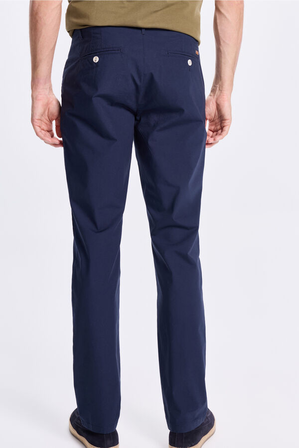 Milano Pantalón Chino Slim Azul
