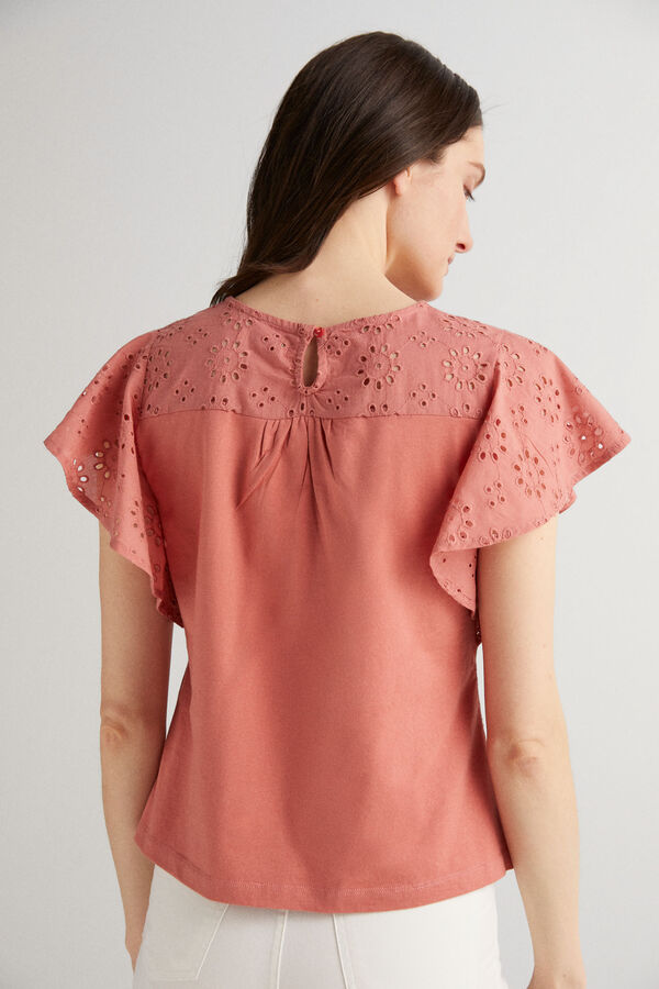 Fifty Outlet Blusa combinada Rosa