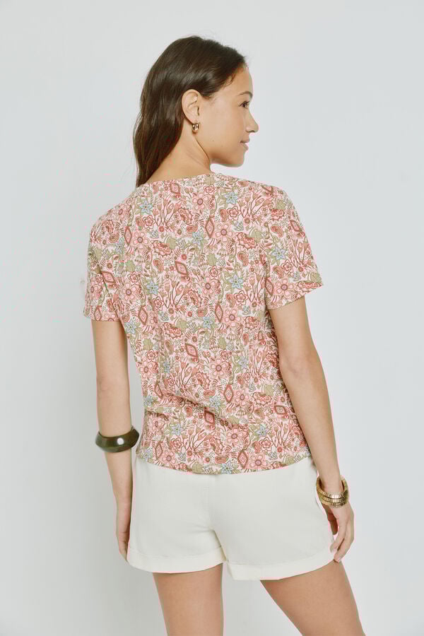 Milano T-shirt estampada de manga curta Multicolor