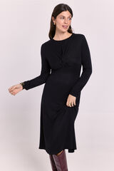 Milano Vestido nudo Negro